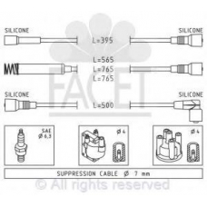4.8531 FACET Комплект проводов зажигания
