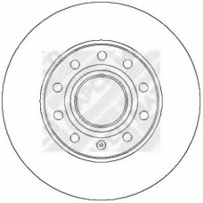 25837 MAPCO Тормозной диск