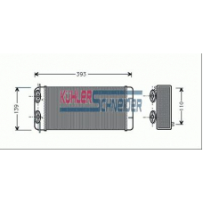 4090101 KUHLER SCHNEIDER Теплообменник, отопление салона