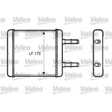 812409 VALEO Теплообменник, отопление салона