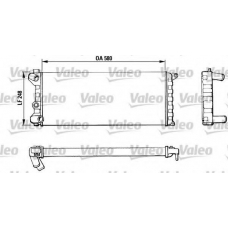 811392 VALEO Радиатор, охлаждение двигателя