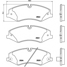 8DB 355 015-551 HELLA PAGID Комплект тормозных колодок, дисковый тормоз