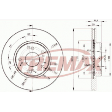 BD-2936 FREMAX Тормозной диск