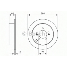 0 986 479 948 BOSCH Тормозной диск