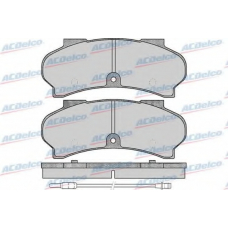 AC05D411D AC Delco Комплект тормозных колодок, дисковый тормоз