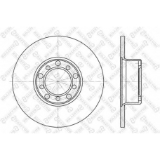 6020-3304-SX STELLOX Тормозной диск