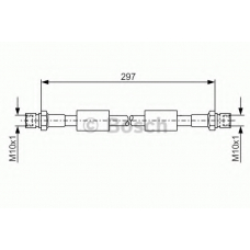 1 987 476 380 BOSCH Тормозной шланг