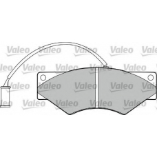 541641 VALEO Комплект тормозных колодок, дисковый тормоз