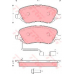 GDB1489 TRW Комплект тормозных колодок, дисковый тормоз