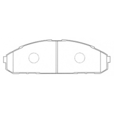 PN-2308 JNBK Колодки тормозные