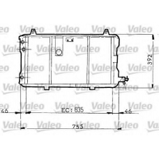 730025 VALEO Радиатор, охлаждение двигателя