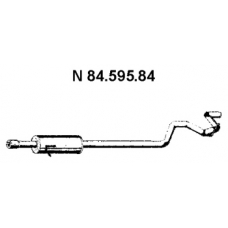 84.595.84 EBERSPACHER Глушитель выхлопных газов конечный