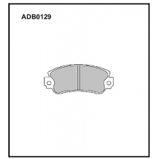 ADB0129 Allied Nippon Тормозные колодки