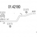 01.42180 MTS Труба выхлопного газа