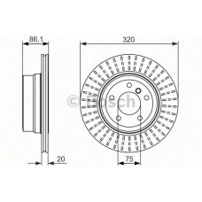 0 986 479 351 BOSCH Тормозной диск