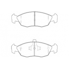 WBP21430A WAGNER LOCKHEED Комплект тормозных колодок, дисковый тормоз