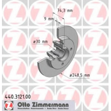 440.3121.00 ZIMMERMANN Тормозной диск