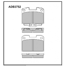 ADB3752 Allied Nippon Тормозные колодки