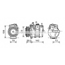 RTK494 AVA Компрессор, кондиционер