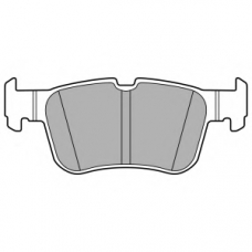 LP3151 DELPHI Комплект тормозных колодок, дисковый тормоз