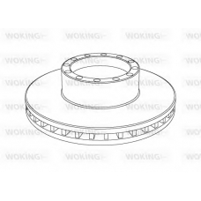 NSA1091.20 WOKING Тормозной диск
