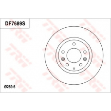 DF7689 TRW Тормозной диск