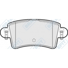 PD3057 APEC Комплект тормозных колодок, дисковый тормоз