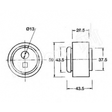 ITB-6120 IPS Parts Устройство для натяжения ремня, ремень грм