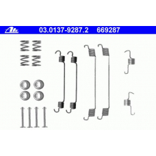 03.0137-9287.2 ATE Комплектующие, тормозная колодка