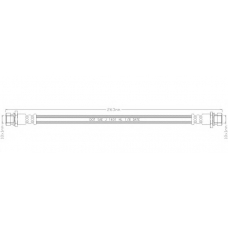 3368 REMKAFLEX Тормозной шланг