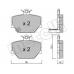 22-0341-0 METELLI Комплект тормозных колодок, дисковый тормоз