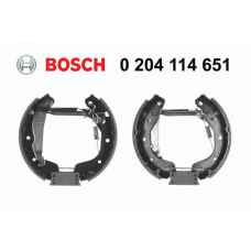 0 204 114 651 BOSCH Комплект тормозных колодок