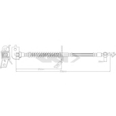 340659 SPIDAN Тормозной шланг