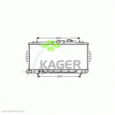 31-2233 KAGER Радиатор, охлаждение двигателя