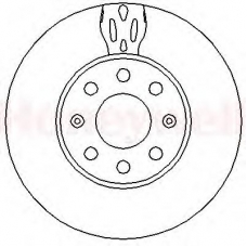 562304B BENDIX Тормозной диск