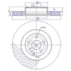 142.1611 CAR Тормозной диск