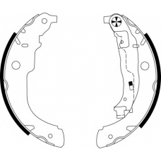 8DB 355 003-031 HELLA PAGID Комплект тормозных колодок