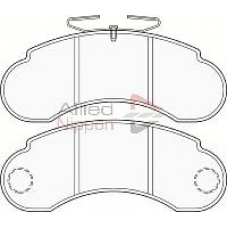 CBP01089 COMLINE Комплект тормозных колодок, дисковый тормоз