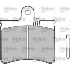 598149 VALEO Комплект тормозных колодок, дисковый тормоз