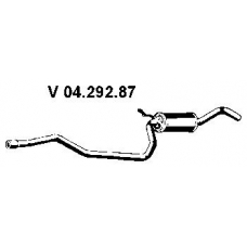04.292.87 EBERSPACHER Предглушитель выхлопных газов