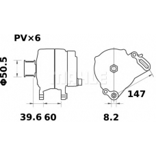 MG 367 MAHLE Генератор