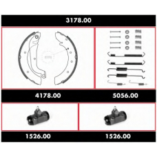 3178.00 WOKING Комплект тормозов, барабанный тормозной механизм