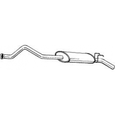 281-083 BOSAL Глушитель выхлопных газов конечный