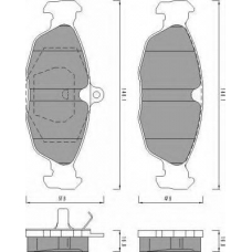 AC470081D AC Delco Комплект тормозных колодок, дисковый тормоз