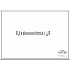 19018679 CORTECO Тормозной шланг