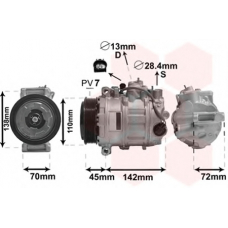 3000K636 VAN WEZEL Компрессор, кондиционер