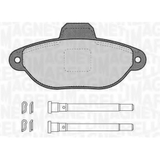 363916060456 MAGNETI MARELLI Комплект тормозных колодок, дисковый тормоз