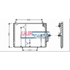 0320501 KUHLER SCHNEIDER Конденсатор, кондиционер