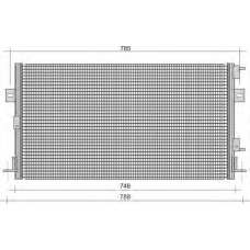 350203443000 MAGNETI MARELLI Конденсатор, кондиционер