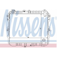 62399 NISSENS Радиатор, охлаждение двигателя